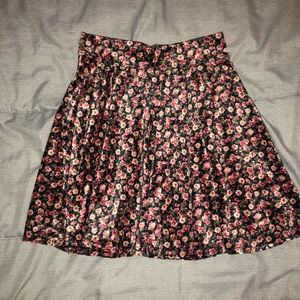 Holister Velvet Skater Skirt